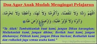 Doa Agar Anak Mudah Mengingat Pelajaran Doa Kutipan Agama Belajar