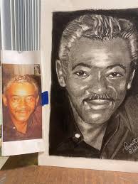 Charcoal commission piece, 40 hours work