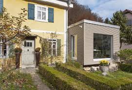 Je größer der anbau oder die bauliche veränderung am haus wird, desto wahrscheinlicher wird eine. Tiny House Buro Individuell Als Anbau Bei Schworerhaus Schworerhaus