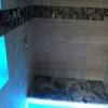 Lighting fixtures located within 3 feet horizontally and 8 feet vertically of the bathtub rim or shower stall threshold shall be listed for a damp location, or listed for wet locations where subject to shower spray. 1