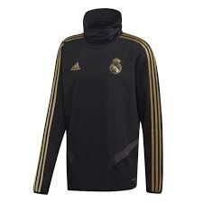 New club deportivo real madrid black jersey deportesed. Real Madrid Training Shirt Warm Black Gold Www Unisportstore Com
