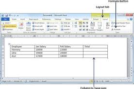 Add Formula In Word 2010 Tutorialspoint