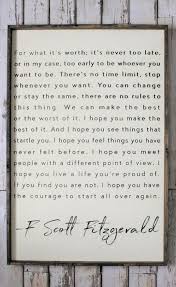 F Scott Fitzgerald Quote Wood Sign Inspiring Quotes Rustic Decor Fixer Upper Modern Farmho Scott Fitzgerald Quotes Fitzgerald Quotes Inspirational Quotes
