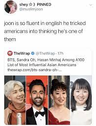My Favorite Asian American Artists Are Bts Bts Memes Hilarious Bts Memes Bts Tweet
