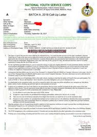 Jun 29, 2021 · from 29/06/2021 to 16/08/2021: How To Print 2021 Nysc Call Up Letter Online For Batch A B C