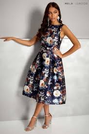 Buy Mela London Printed Prom Dress From Next Ireland Dresses Prom Dresses Blue Printed Prom Dresses
