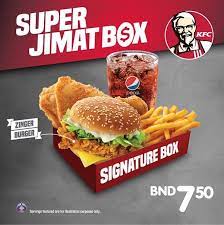 With 5 different combinations to choose from, you can enjoy a mix and variety of different kfc specialties, all in one box. Kfc Brunei Savour The Saver Tonight With Our Signature Super Jimat Box Kfc Kfcbrunei Facebook