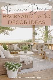 Why we love outdoor & landscape decor nowadays, open and ventilated home are what people desire most in their houses. 9 Farmhouse Patios To Get You Ready For Summer City Girl Gone Mom