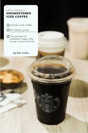Cool and refreshing, premium roast coffee on ice, brewed from 100% arabica beans, and made for you with your choice of 2% milk or cream. Everything Keto At Starbucks In 2021 With Exact Orders And Carb Counts