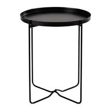 L Elegance Du Noir Canape En Metal Bout De Canape Bout De Canape Design
