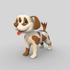 Dog Cartoon Rigged 3d Model 49 Unknown Max Fbx Ma Free3d