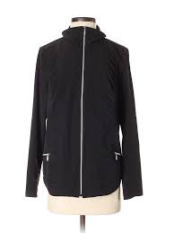 details about zenergy by chicos women black jacket sm