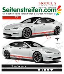 With the longest range and quickest acceleration of any electric vehicle in production, model s plaid is the highest performing sedan ever built. Tesla Model S Plaid Professionelle Auto Seitenstreifen Seitensdekore Wunsch Text Aufkleber Mit Ihrem Logo Oder Werbung