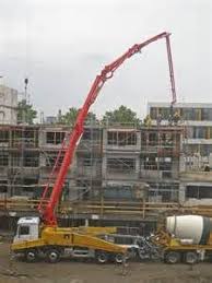 Truck Mounted Concrete Boom Pump Boom Trucks Are Self Contained Units Consisting Of A Truck And Frame And The Pump Itsel Boom Truck Truck Mounted Crane Trucks