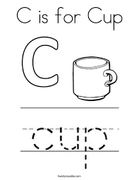 236 x 325 file type: C Is For Cup Coloring Page Twisty Noodle