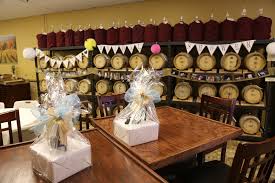 bridal shower with a winery theme