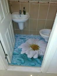 Bathroom Floor Mural D Floor Design Bathroom Flooring Flooring