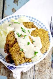 While the oil heats, whisk 1 cup flour, onion powder, paprika, cayenne, salt and pepper together in a medium bowl. Southern Chicken Fried Steak With White Gravy The Gracious Wife