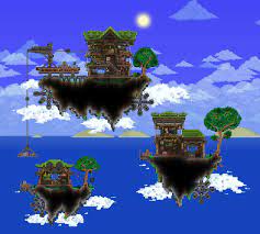 FULL Build - Steampunk Islands for your viewing pleasure : r/Terraria