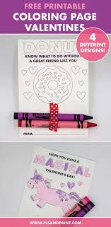 Besides being fun for the kids to color, when they're done they make great gifts for. Free Printable Coloring Page Valentines Valentines For Kids