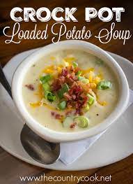 The Best Crock Pot Potato Soup Recipe Loaded Baked Potato Soup Recipe Baked Potato Soup Recipe Loaded Potato Soup