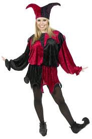 Maybe you would like to learn more about one of these? Plus Size Adult Red Black Velvet Jester Costume Candy Apple Costumes