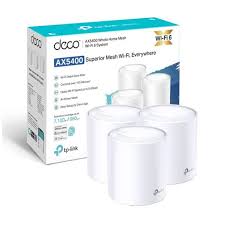 TP-LINK (DECO X60) AX5400 Dual Band Whole Home Mesh Wi-Fi 6 System - 3 Pack