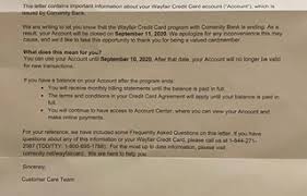 The wayfair credit card is offered with the association of citi bank. Comenity Shutting Down Wayfair Credit Card Myfico Forums 6101725