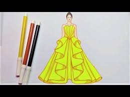 How To Draw Dress Drawing Dress Designs Step By Step Fashion Drawing Tutorial Fashion Design Drawing Designs To Draw