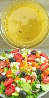 Aderezo Griego Para Ensalada Recettes De Cuisine Idee Salade Salade Grecque