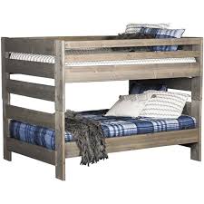 Coronado rustic honey twin over full bunk bed. Cheyenne Driftwood Full Over Full Bunk Bed Dw 4144 4145 4795 Fu Afw Com