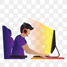 ¡enójate y sácate las ganas de romper la computadora! Ilustracion De Vector De Concepto De Jugar Videojuegos Con Computadora Imagenes Predisenadas De Nino Competencia Internet Png Y Vector Para Descargar Gratis Cartoons Vector Banner Design Vector Illustration