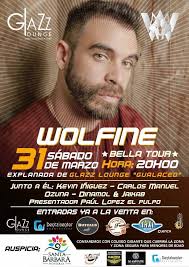 Este 31 de marzo el artista más escuchado de Sudamérica Wolfine estará por  primera vez en Ecuador y se presentará en la #EXPLANADA de Glazz lounge...  Consigue tus boletos los mas pronto