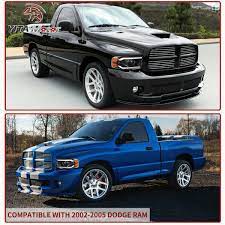 Yitamotor Led Drl Black Projector Headlights For 02 05 Dodge Ram 1500 2500 3500 Ebay Dodge Ram 1500 Ram 1500 Dodge Ram