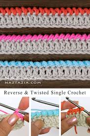 Jul 04, 2017 · the single crochet stitch is one of the first stitches you'll want to learn how to do in crochet. Reverse Single Crochet Edging And More Naztazia