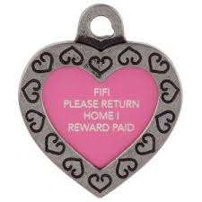 Pet touch id tags are unique in that you have many ways to identify the pet and owner. Tagworks Designer Collection Personalized Heart Id Tag Id Tags Petsmart Pet Travel Accessories Personalized Pet Pet Id Tags