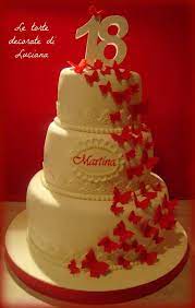 Crema al cioccolato o pasticcera e pasta di. Torte 18 Anni Le Torte Decorate Di Luciana Quince Cakes Cake Torte