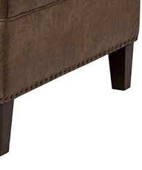 Square tufted leather coffee table. Madison Park Square Tufted Large Faux Leather All Foam Wood Frame Brown Cocktail Ottoman Modern Design Coffee Table Farmhouse Goals