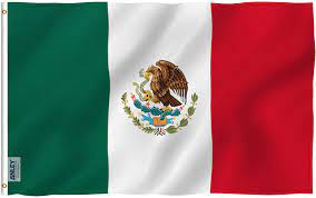 Countryflags.com offers a large collection of images of the mexican flag. Amazon Com Anley Fly Breeze 3x5 Foot Mexico Flag Vivid Color And Fade Proof Canvas Header And Double Stitched Mexican Mx National Flags Polyester With Brass Grommets 3 X