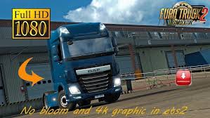 No Bloom And 4k Graphic V1 0 1 30 X Ets2 Mods Euro Truck Simulator 2 Mods Ets2 Trucks Maps
