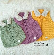 Mutlu Gunler Rengarenk Yelekler Bugun Yola Cikacak Guzel Gunlerde Kullanilsin Siparis Icin Dm Den Ilet Baby Knitting Patterns Bebek Yelek Jartiyer Dikis