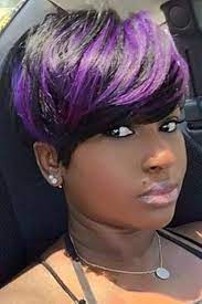 Pixiebob Short Purple Hair Short Hair Styles Asymmetrical Bob Haircuts