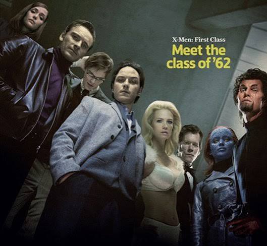 New Image of X-Men: First Class Cast Appears and Looks Down on You -  HeyUGuys