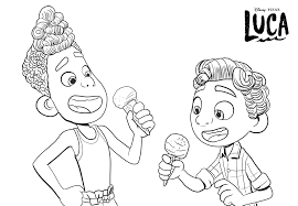 Alberto scorfano coloring page is for educational purposes and personal use. Disney Pixar Luca Coloring Pages Coloring Article Coloring Articles Coloring Pages For Kids And Adults