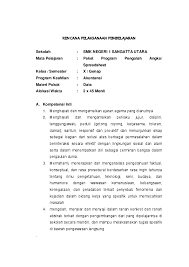 Daftar mata pelajaran smk jurusan akuntansi kurikulum 2013 revisi. Doc Rencana Pelaksanaan Pembelajaran Sekolah Smk Negeri 1 Sangatta Utara Mata Pelajaran Paket Program Pengolah Angka Spreadsheet Kelas Semester X Genap Program Keahlian Akuntansi Materi Pokok