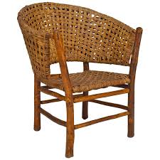 Large Old Hickory Barrel Back Armchair Old Hickory Old Hickory Furniture Rustic Armchair