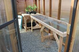 These greenhouse plans are very basic but would certainly do the job. Custom Greenhouse Watering Table By Kev S Custom Woodworking Custommade Com