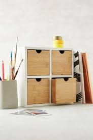 Bamboo Tabletop Organizer Wooden Organizer Urban Rooms Craft Shelves