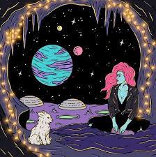 Maybe you would like to learn more about one of these? Trippy Black Stoner Girl 704x705 Wallpaper Teahub Io