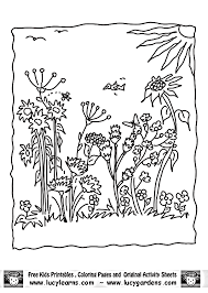 Our coloring categories include serious science: Flower Garden Coloring Pages Coloring Home
